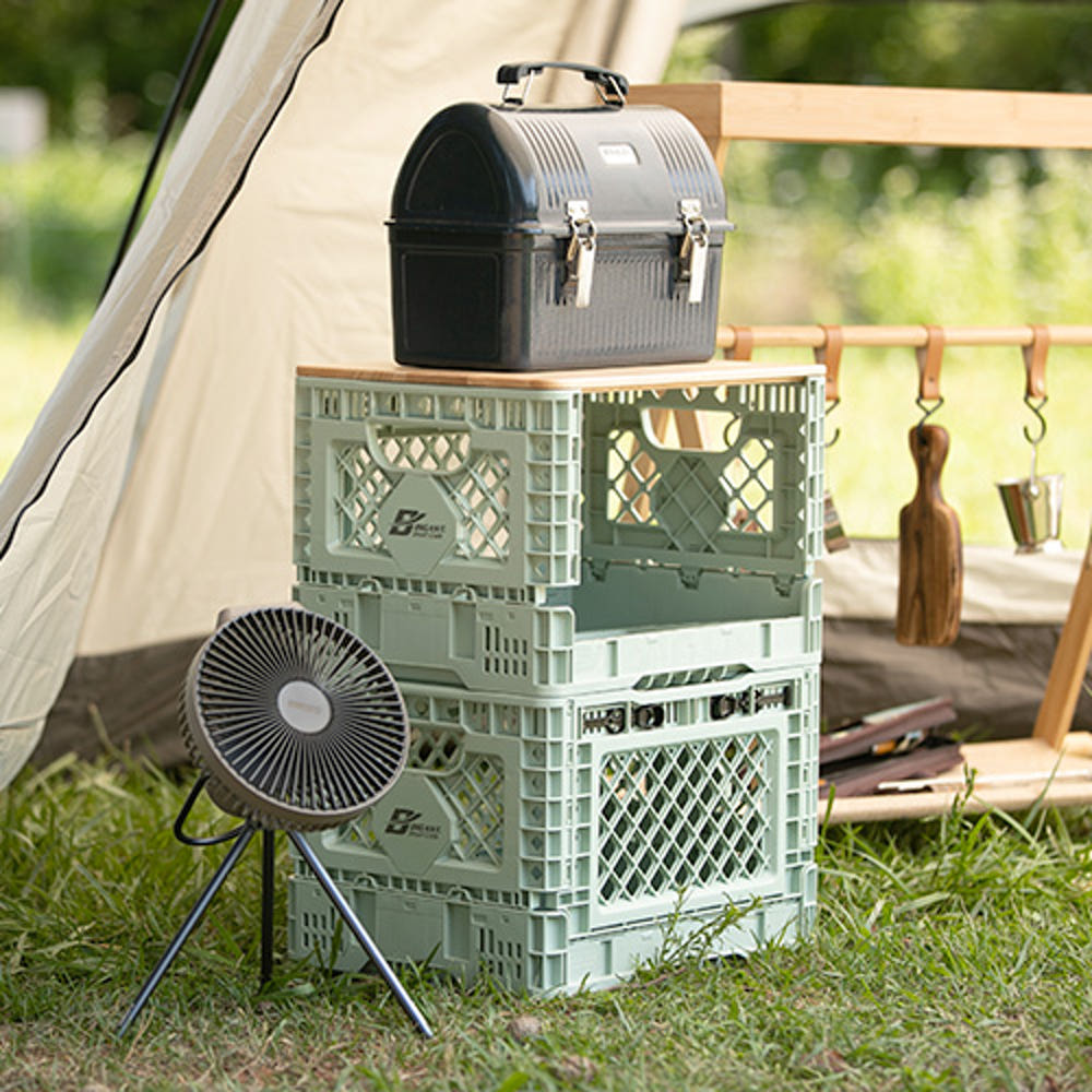 빅앤트 폴딩박스 25리터 밀크 박스 앞문 오픈형 수납 정리함 - 상세 이미지 3