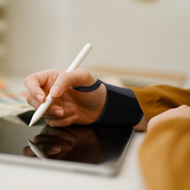 프로스펙스 손목보호대 압박밴드 의료용 스킨핏 임산부 육아 터널증후군 블랙, S