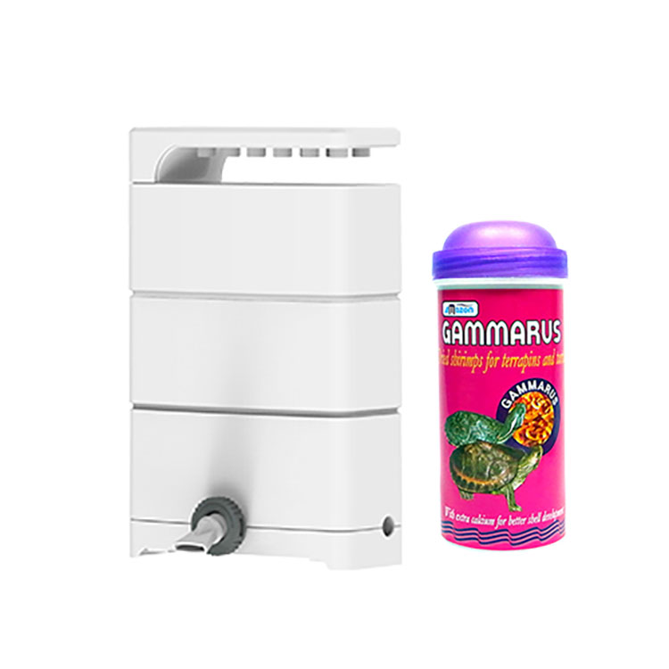 [초록끈] 아마존 거북이 저수위 저수면 여과기 amz-xn600+250ml감마루스세트 - 상품 이미지