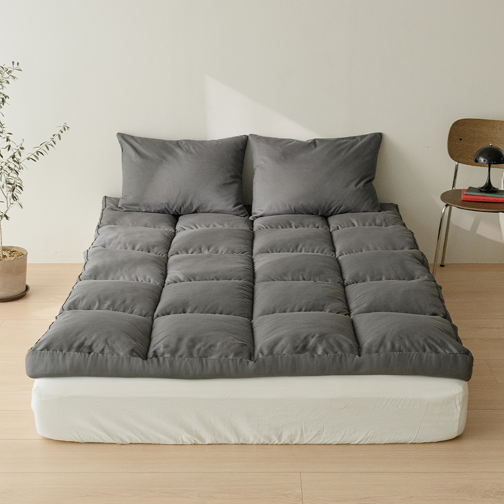 포근 통세탁 두꺼운 침대 토퍼 매트리스 슈퍼싱글