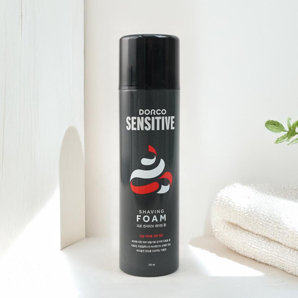 메가마트 도루코 프로 센서티브 쉐이빙폼  210ml - 상품 이미지