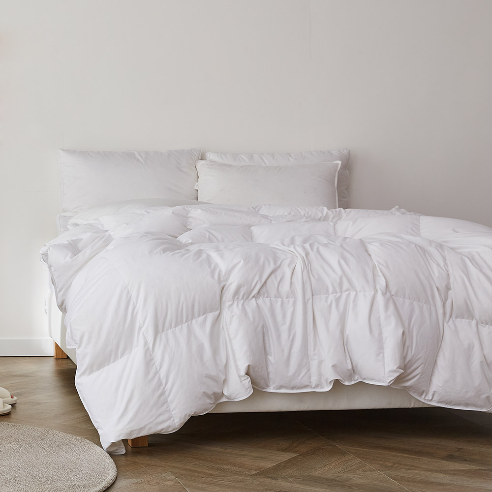 클래식패브릭 헝가리 구스이불솜 솜털 거위털이불 화이트 겨울 SS650g