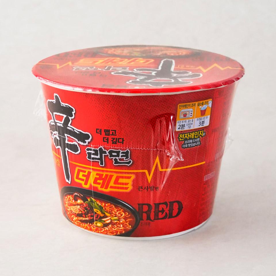 메가마트 농심 신라면 더레드 큰사발면 117g - 상세 이미지 2