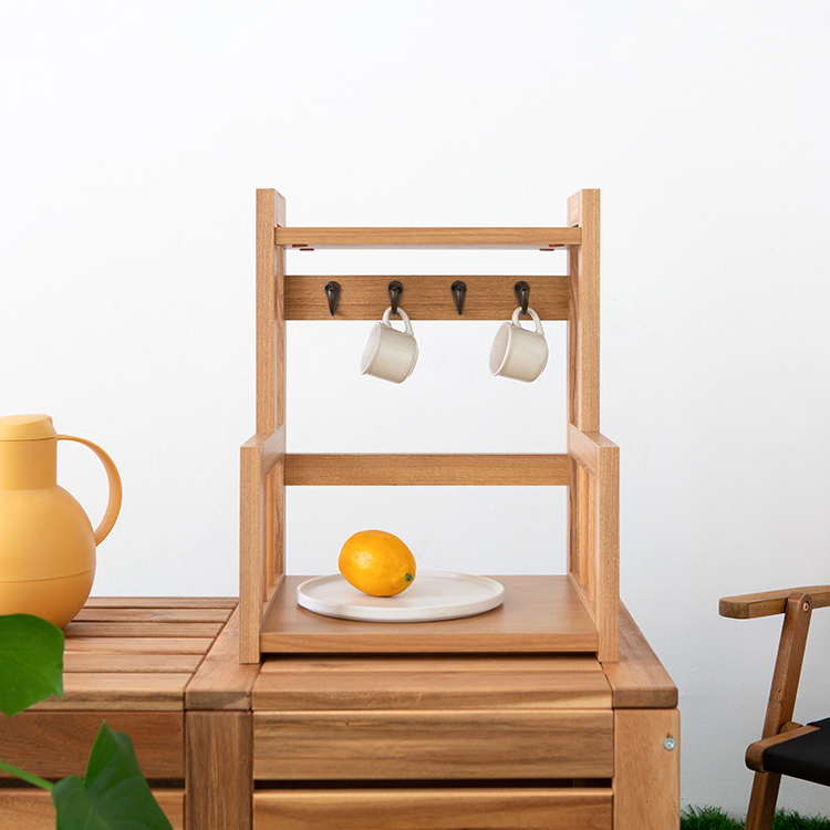 폴라보 미니수납선반 후크형 RKM4535 350X300X450MM, 1단, 캄포어베니어 8080.3543 - 상세 이미지 5