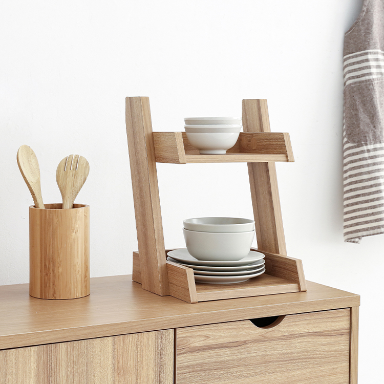 폴라보 미니수납선반 2단 RKM3830 300x250x380mm, 2단, 캄포어베니어 7403.2893 - 상세 이미지 4