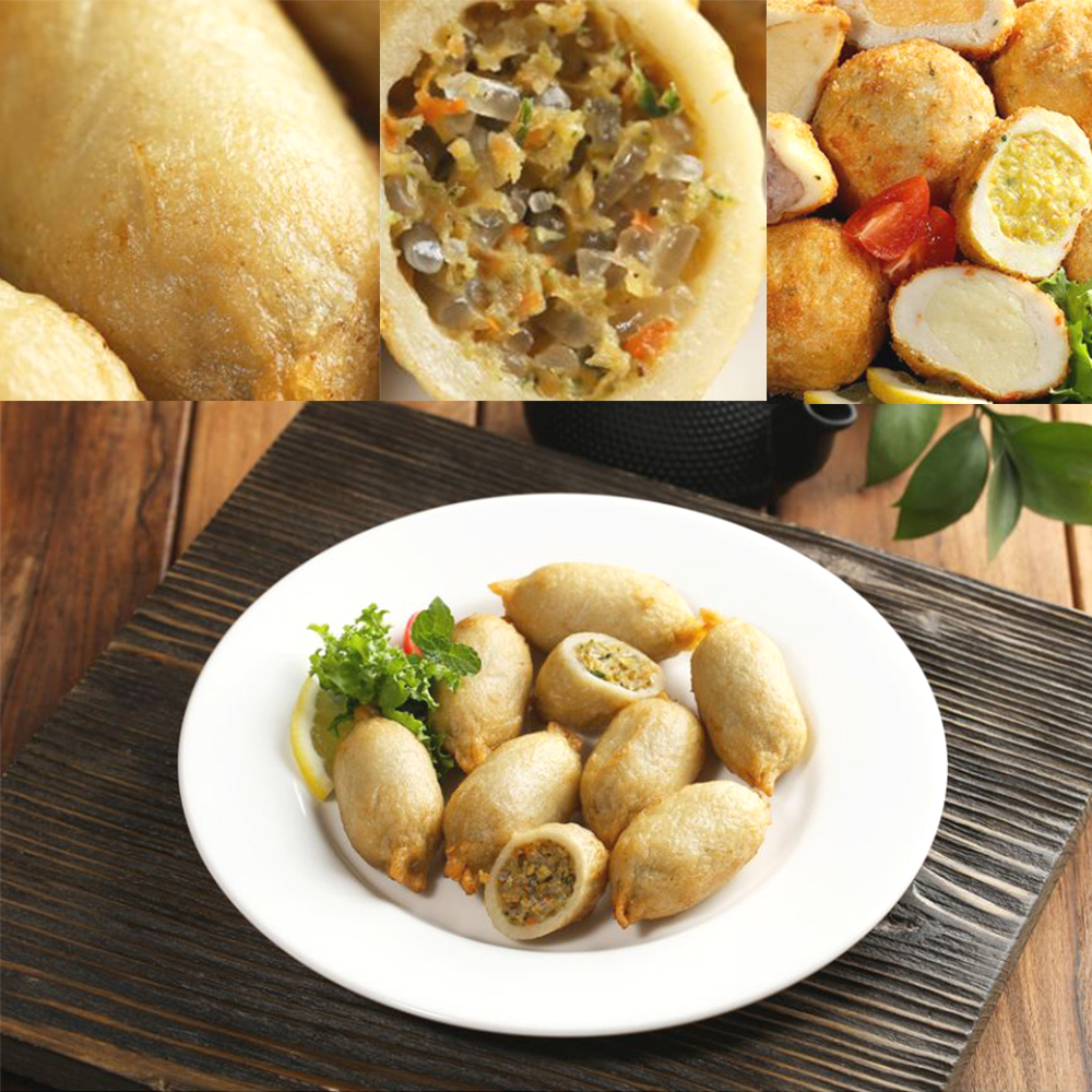 쫄깃한 만두 어묵 4팩 맛있는 속꽉찬 육즙 간식 술안주 - 상품 이미지
