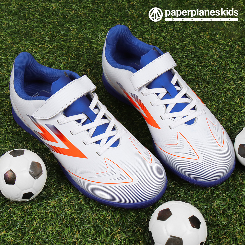 키즈 풋살화 어린이 주니어 아동 축구화 유소년 초등 여성 끈없는 찍찍이 신발 PS7309