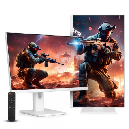 크로스오버 27GUA950 Fast-iPS UHD4K PD65 화이트 멀티스탠드 - 160Hz 업그레이드 출고