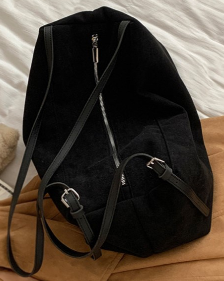 Suede Square Bag