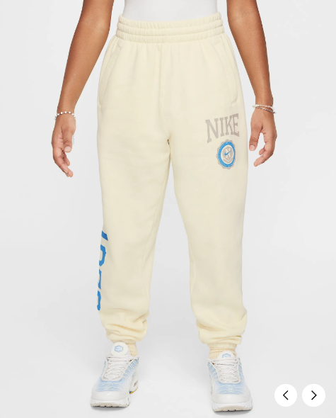 국내매장판 나이키 스포츠웨어 클럽 플리스 여아 루즈 팬츠 D4 HJ3374-113