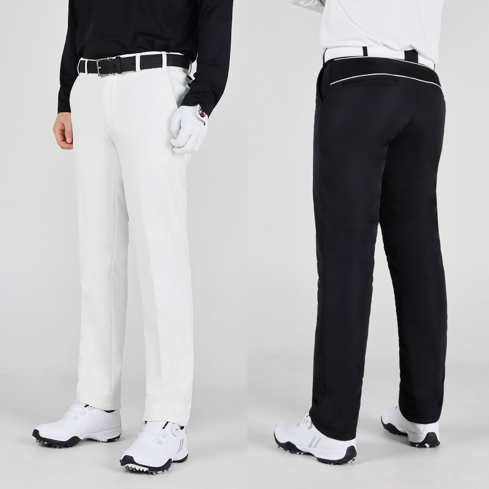 마스터베어 허리밴딩 남성 기모 패딩 겨울 골프바지