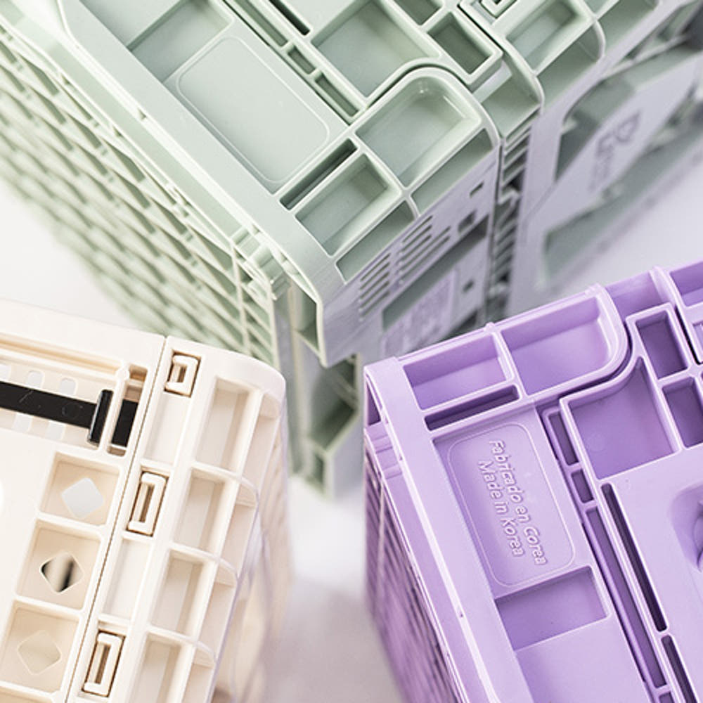 빅앤트 폴딩박스 25리터 밀크 박스 앞문 오픈형 수납 정리함 - 상세 이미지 2