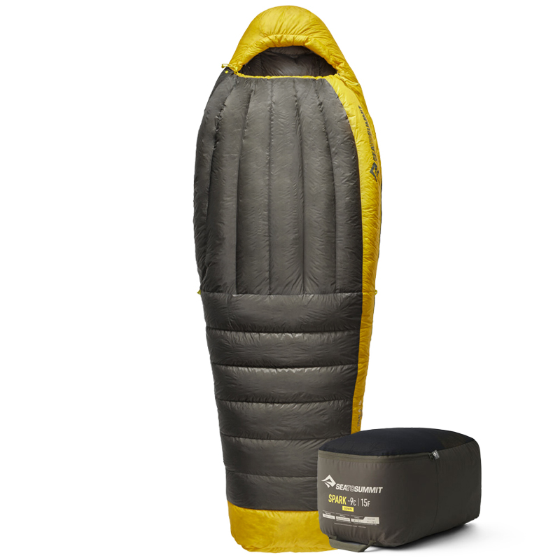 씨투써밋 스파크 -9도 침낭 850필파워 롱, 옐로우
