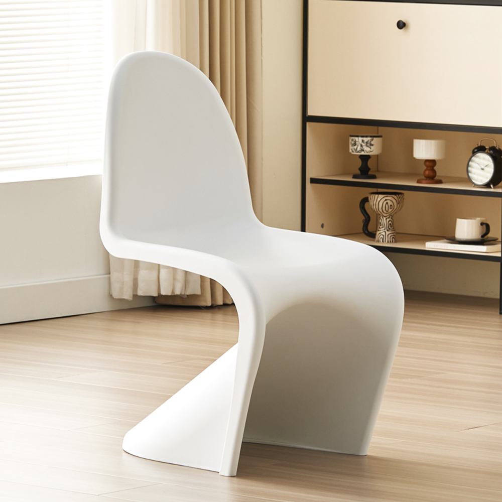 알엠즈 벨리 화이트 야외 라운지 디자인 플라스틱 인테리어 카페 의자