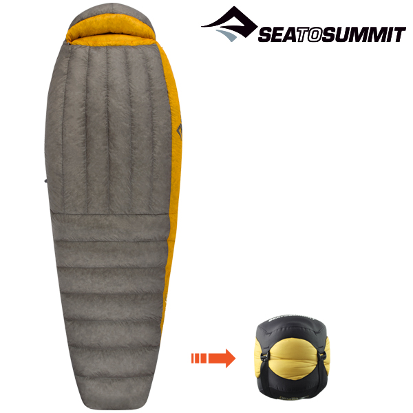 씨투써밋 스파크 -15도 캠핑 침낭 850필파워 백패킹 롱, 오렌지