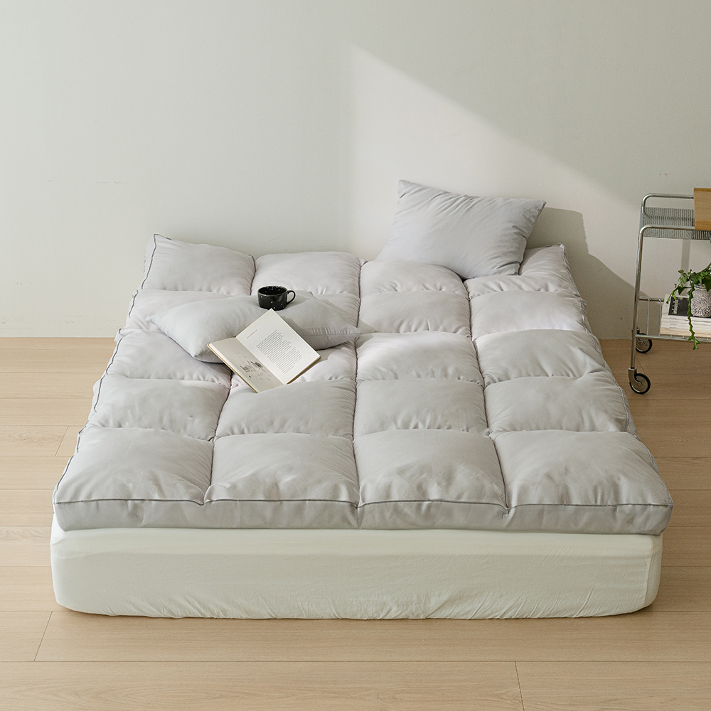 포근 통세탁 두꺼운 침대 토퍼 매트리스 슈퍼싱글