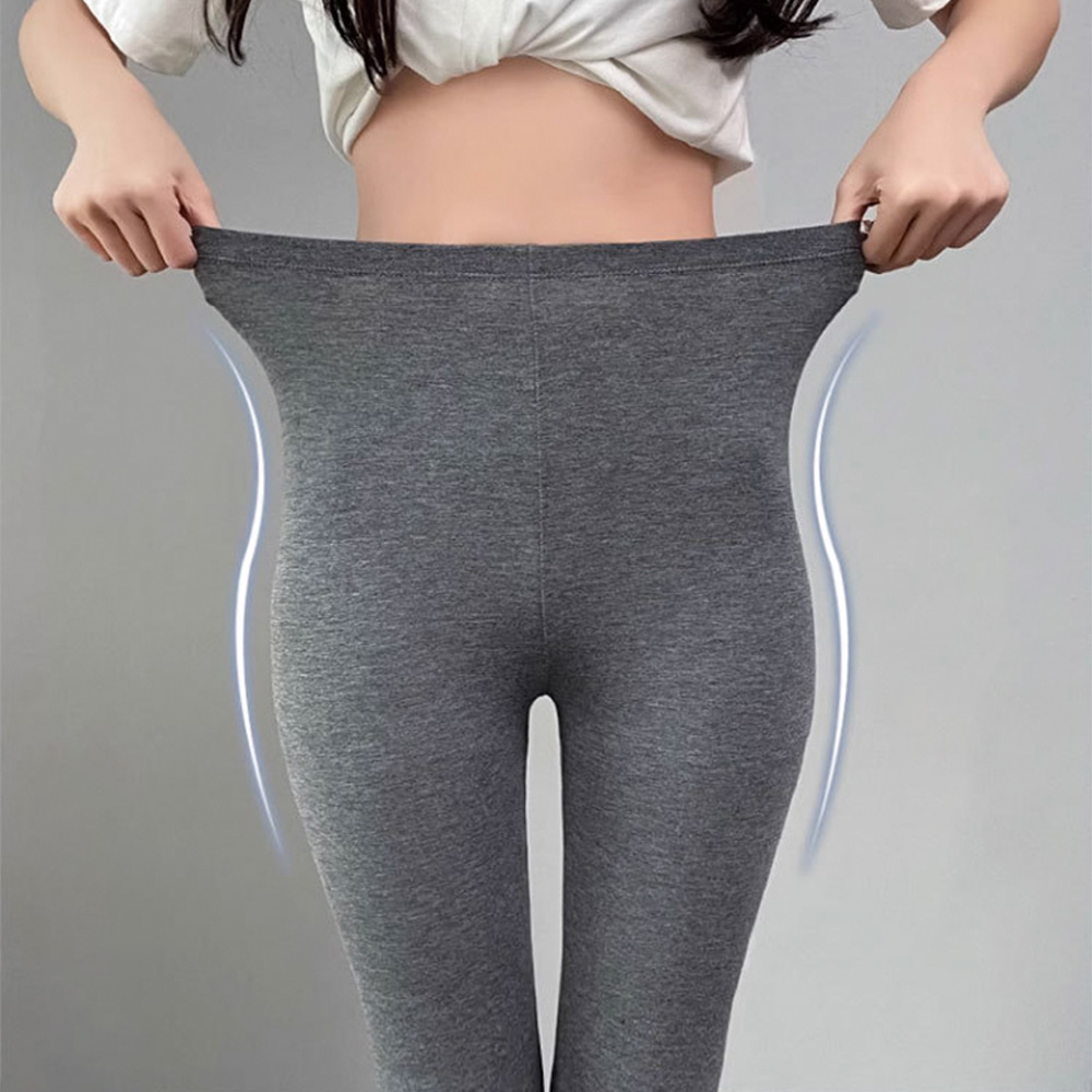 모달 7부레깅스 바이커쇼츠 여름 봄 면 운동 레깅스 쫄바지 - 상세 이미지 4