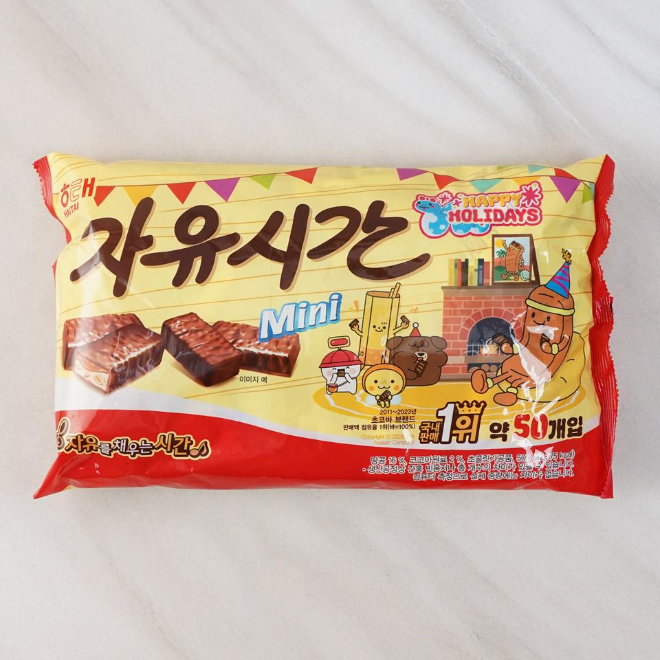 메가마트 해태 미니자유시간 초코바 500g - 메인 이미지