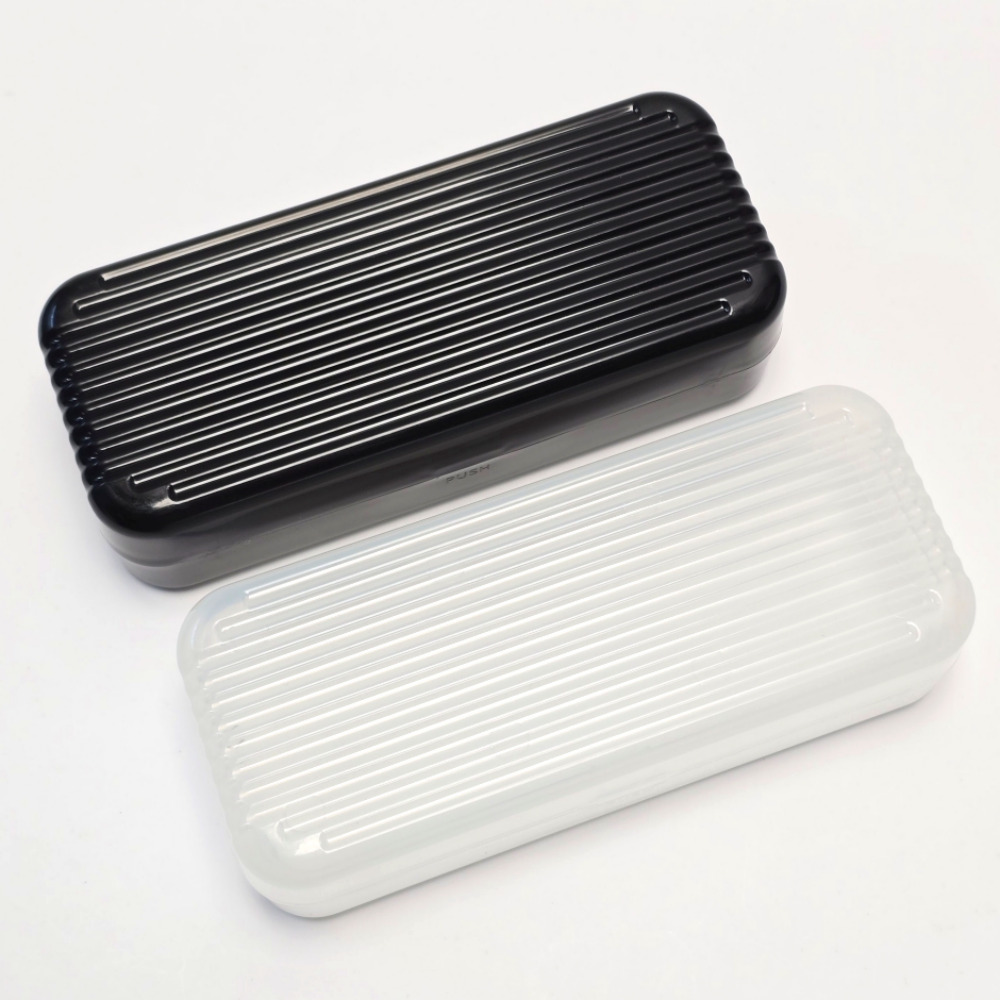 캐리어 플라스틱 안경 케이스 투명 휴대용 선글라스 하드 안경집 안경통 보관 수납 파우치