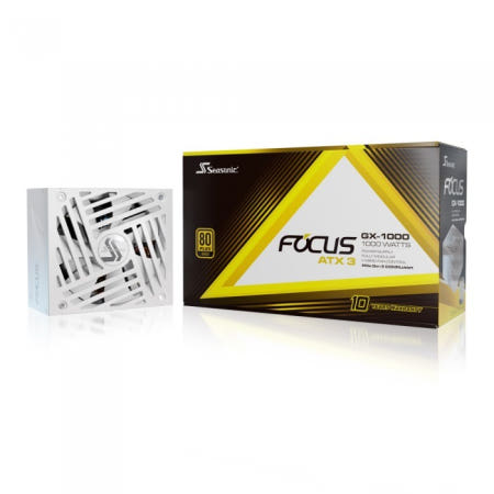 시소닉 NEW FOCUS V4 GOLD풀모듈러 ATX3.1 1000W, 화이트