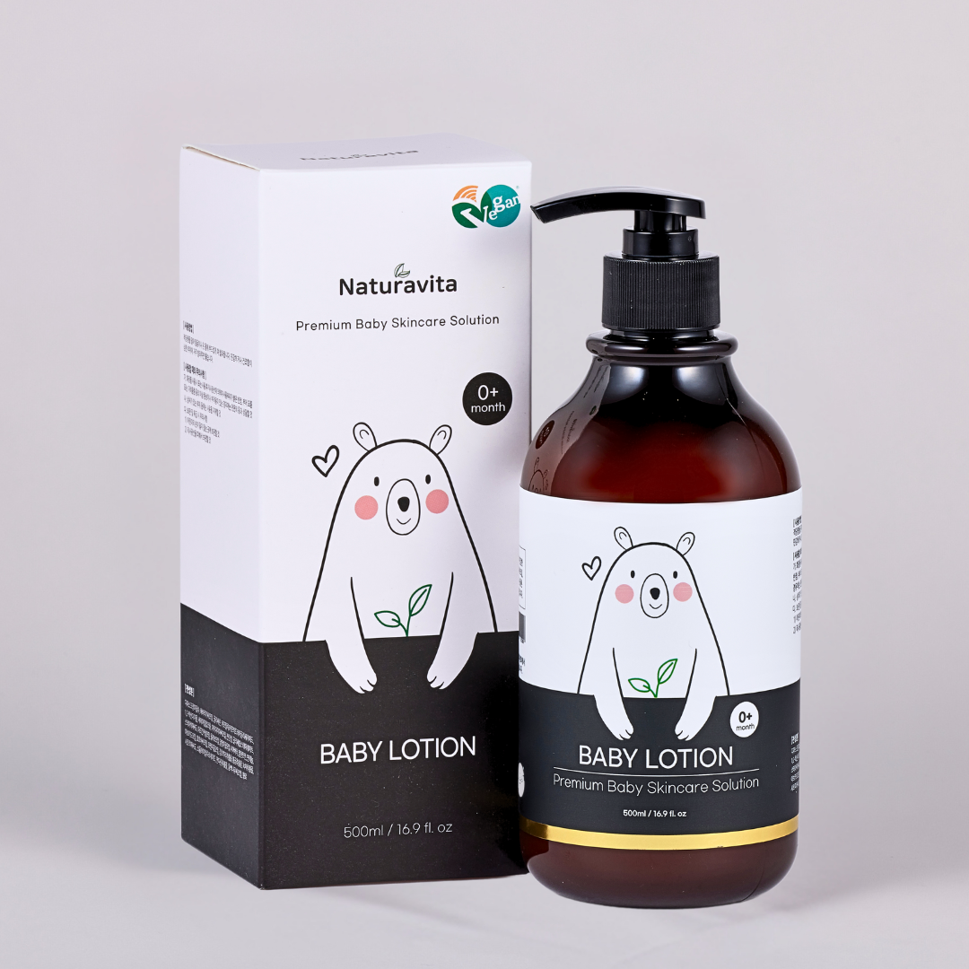 나투라비타 신생아 유아 저자극 아기로션 500ml 대용량 보습 바디로션