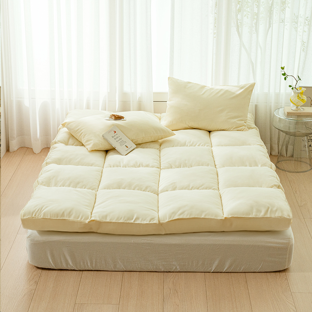 포근 통세탁 두꺼운 침대 토퍼 매트리스 슈퍼싱글