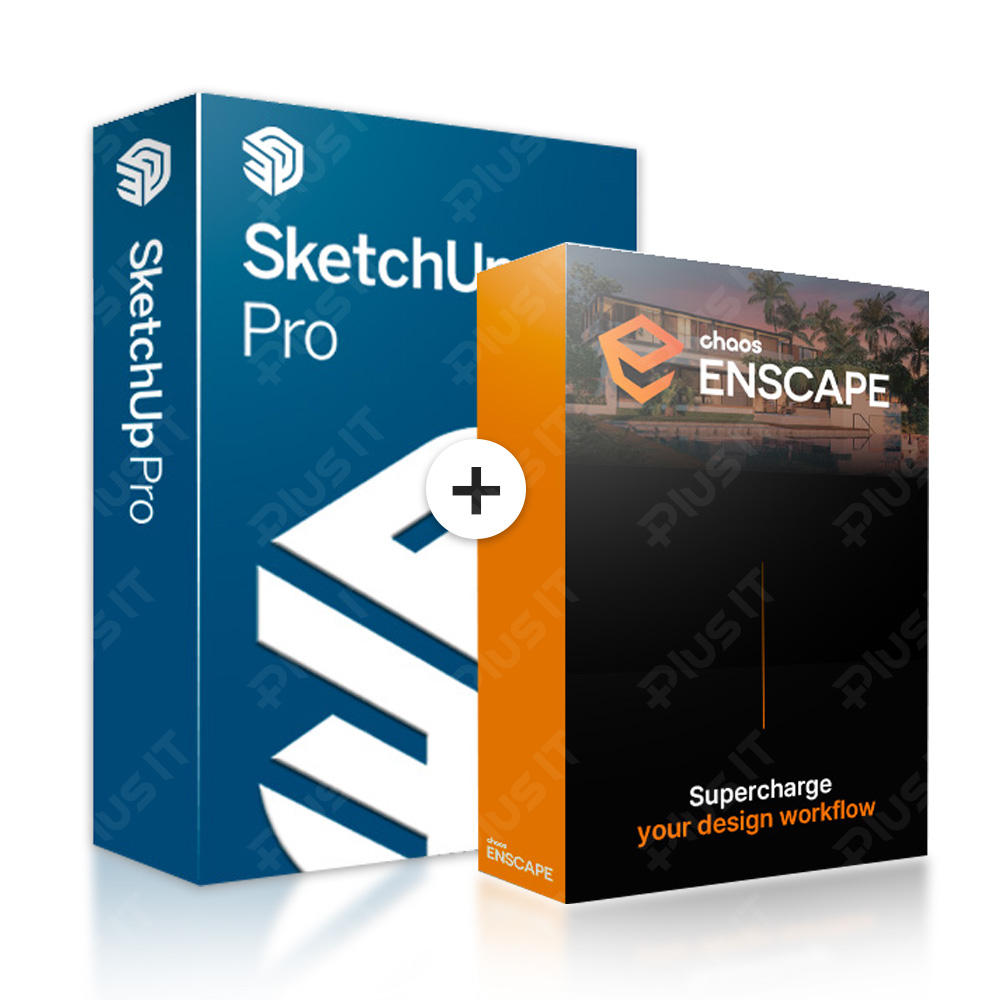 스케치업 SketchUp Pro+엔스케이프 Enscape 싱글 최신버전 상업용 (1년) - 메인 이미지
