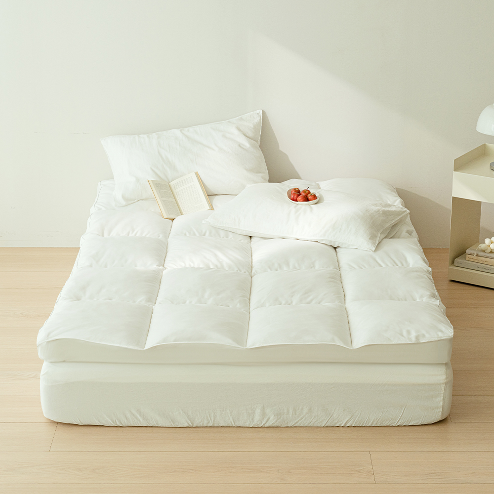 포근 통세탁 두꺼운 침대 토퍼 매트리스 슈퍼싱글