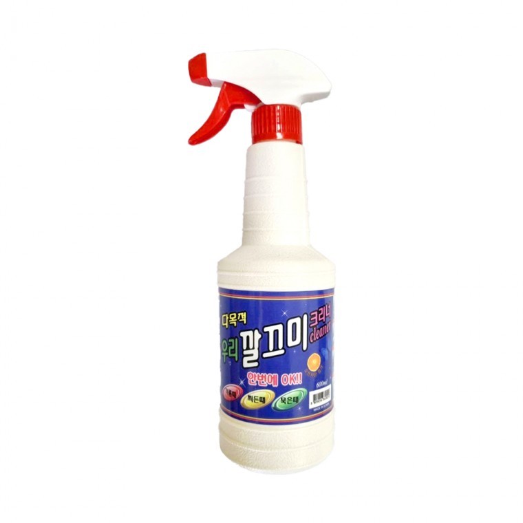 (1박스) 초강력 다목적 세정제 우리깔끄미 600ml 분사기형 20개입 : 스페셜쇼핑