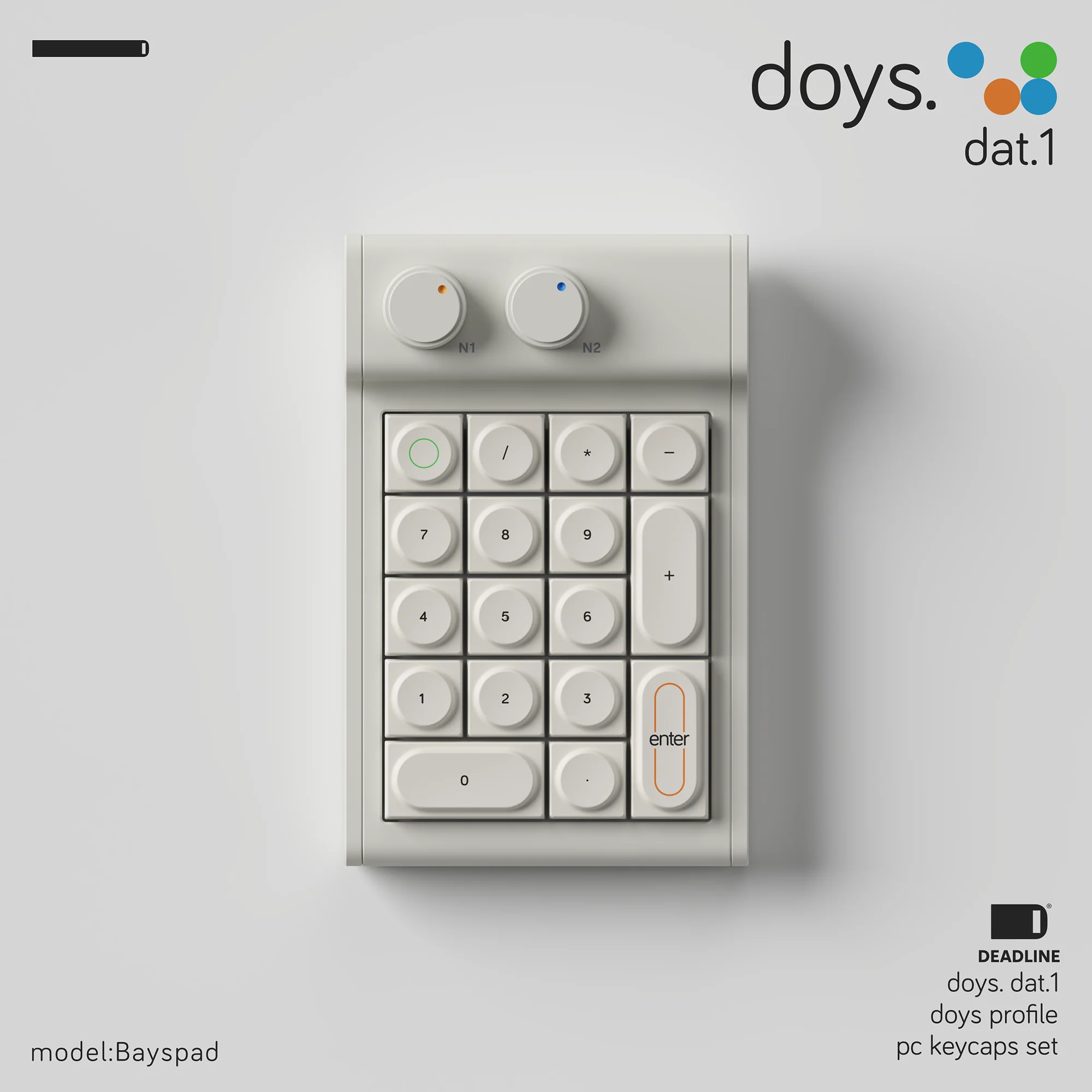 DEADLINE Studio Doys.dat.1 베이스킷 키캡 - 상세 이미지 3
