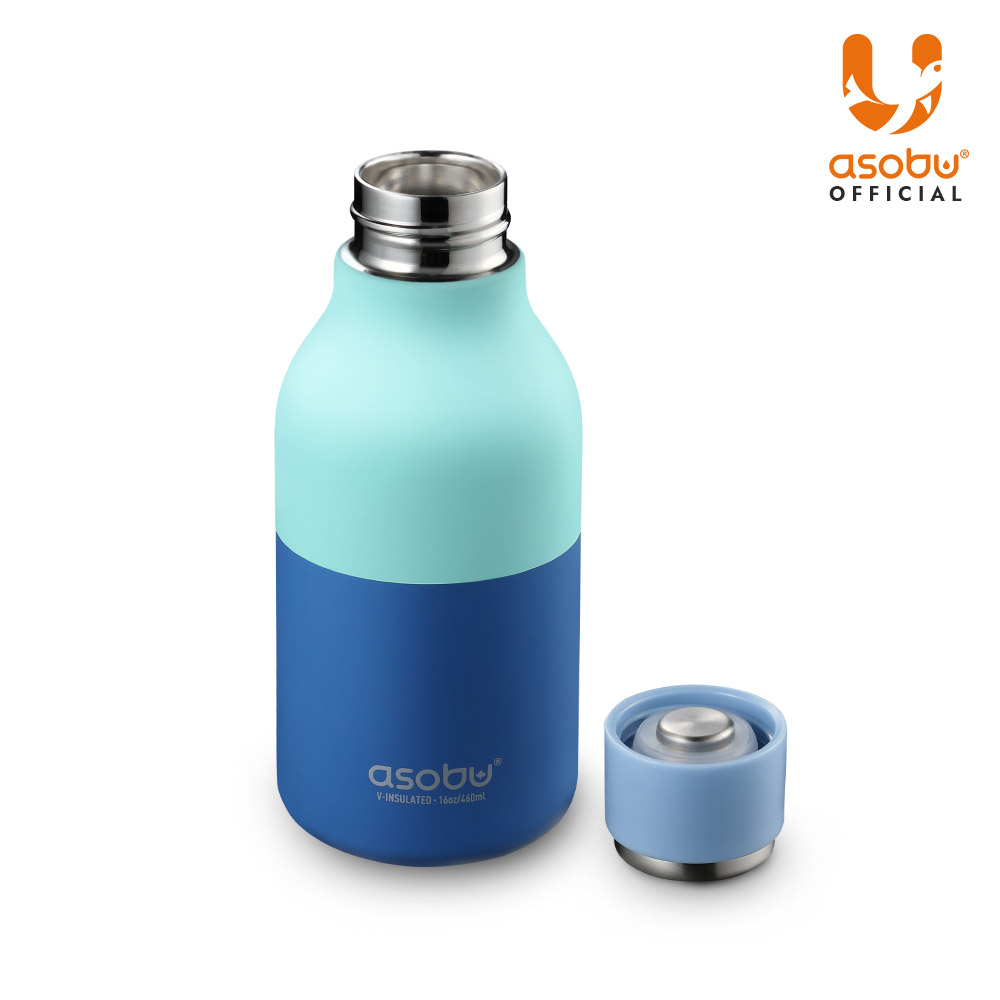 캐나다 아소부 스테인레스 보온보냉 텀블러 파스텔 어반 460ml, 파스텔블루 - 상세 이미지 2