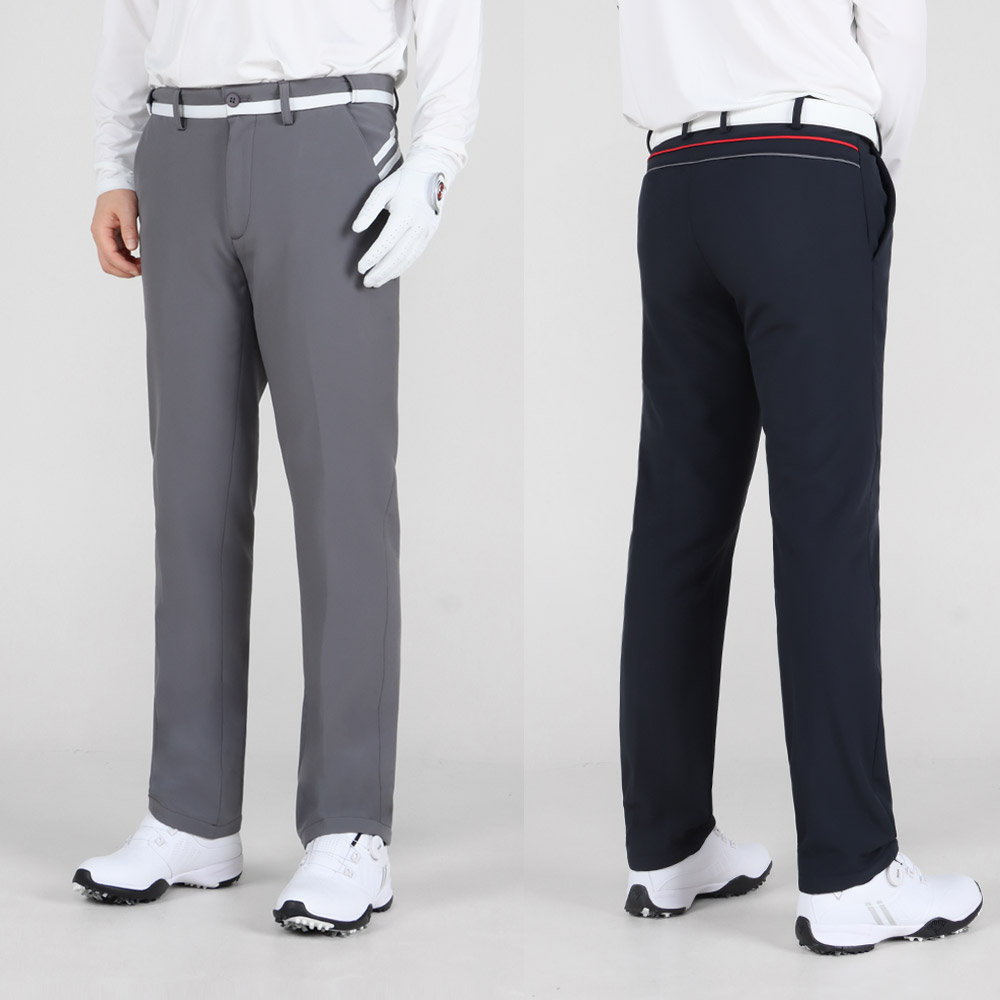 마스터베어 허리밴딩 남성 기모 패딩 겨울 골프바지