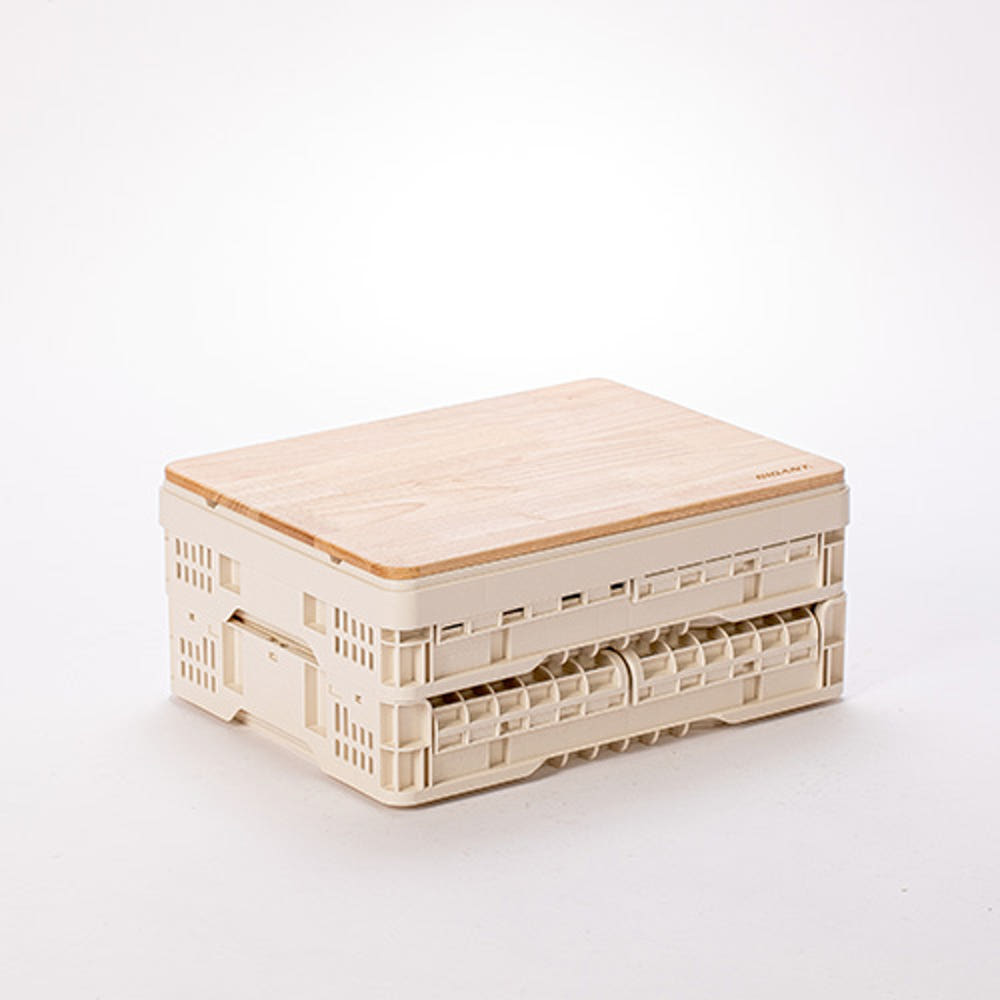 빅앤트 폴딩박스 25리터 밀크 박스 앞문 오픈형 수납 정리함 - 상세 이미지 5