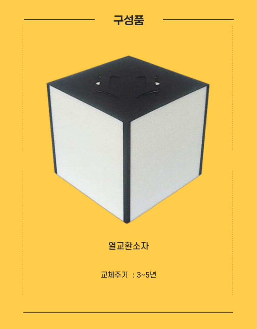 에어패스 AP-B0150PM 열교환소자 아파트 전열교환기필터 전열소자 판매처 상세 정보 이미지 1