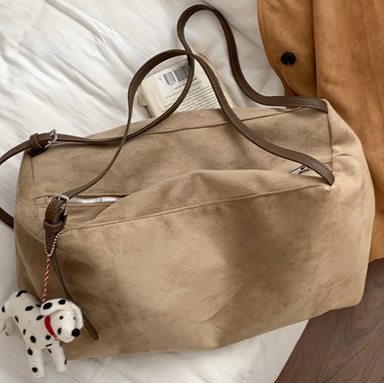 Suede Square Bag