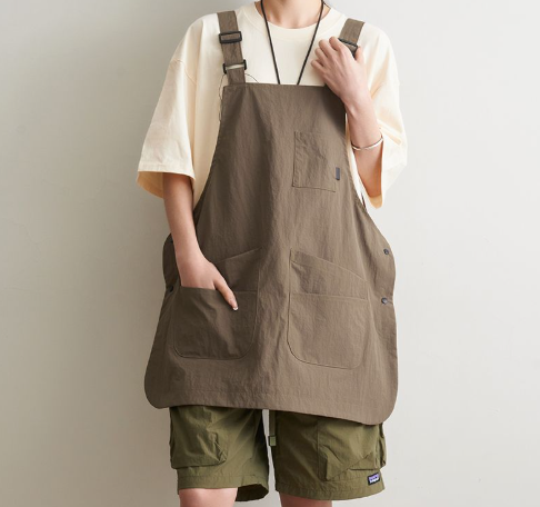 차분한코코아 방수 카페 앞치마
