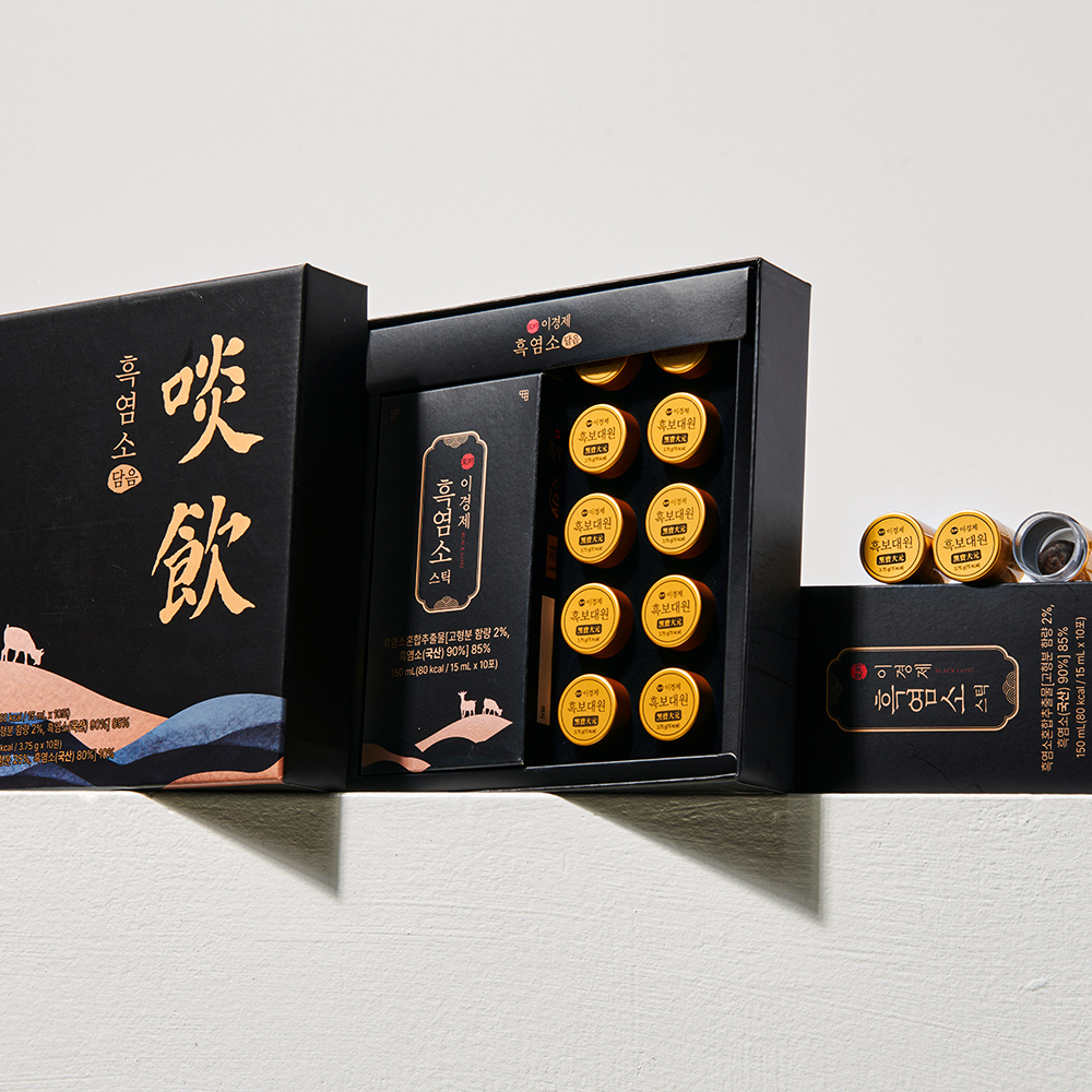이경제 흑염소 담음 선물 스틱 진액 즙 침향 엑기스 녹용 10포+10환 20포, 1개 - 상세 이미지 3
