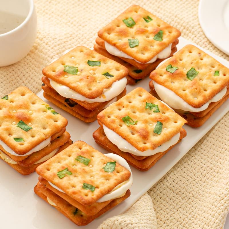 팩 간식 누가크래커 샌드위치 과자 디저트 - 상품 이미지