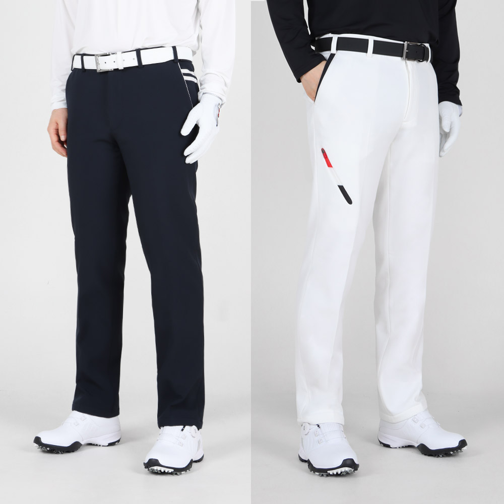 마스터베어 허리밴딩 남성 기모 패딩 겨울 골프바지