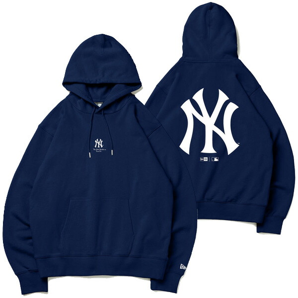 뉴에라 NEW ERA 기모 후드 스웨터 풀오버 후디 MLB 뉴욕 양키스 13755287 - 상품 이미지