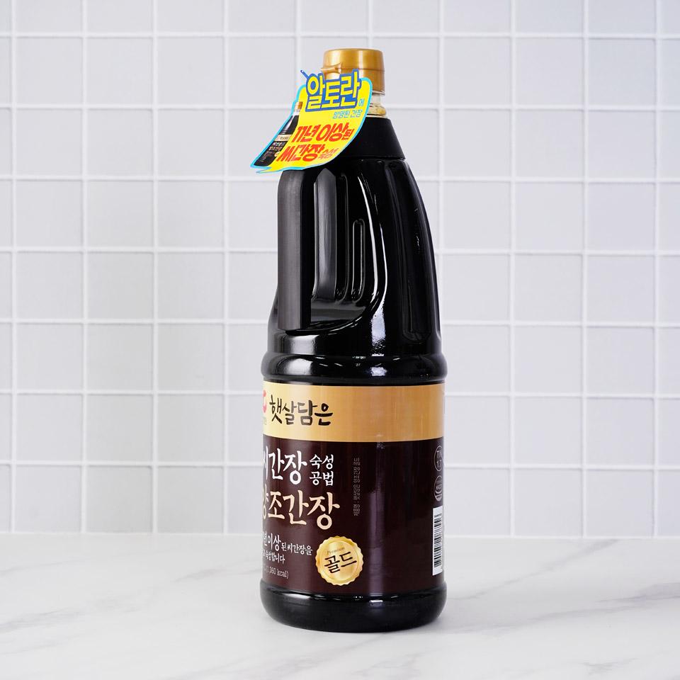 메가마트 대상 청정원 씨간장숙성 양조간장골드 1.7L - 상세 이미지 2