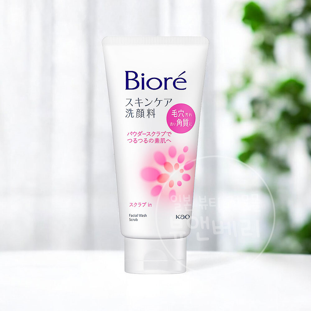 카오 비오레 스킨 케어 클렌저 스크럽 IN 130ml, 1개 - 메인 이미지