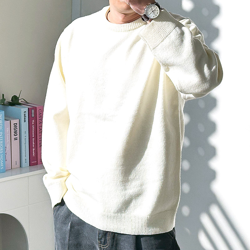 갓성비 가성비 워셔블 라운드넥 남자니트, 생활 개선을 위한 추천! 2 남자니트 스웨터 워셔블니트 라운드넥