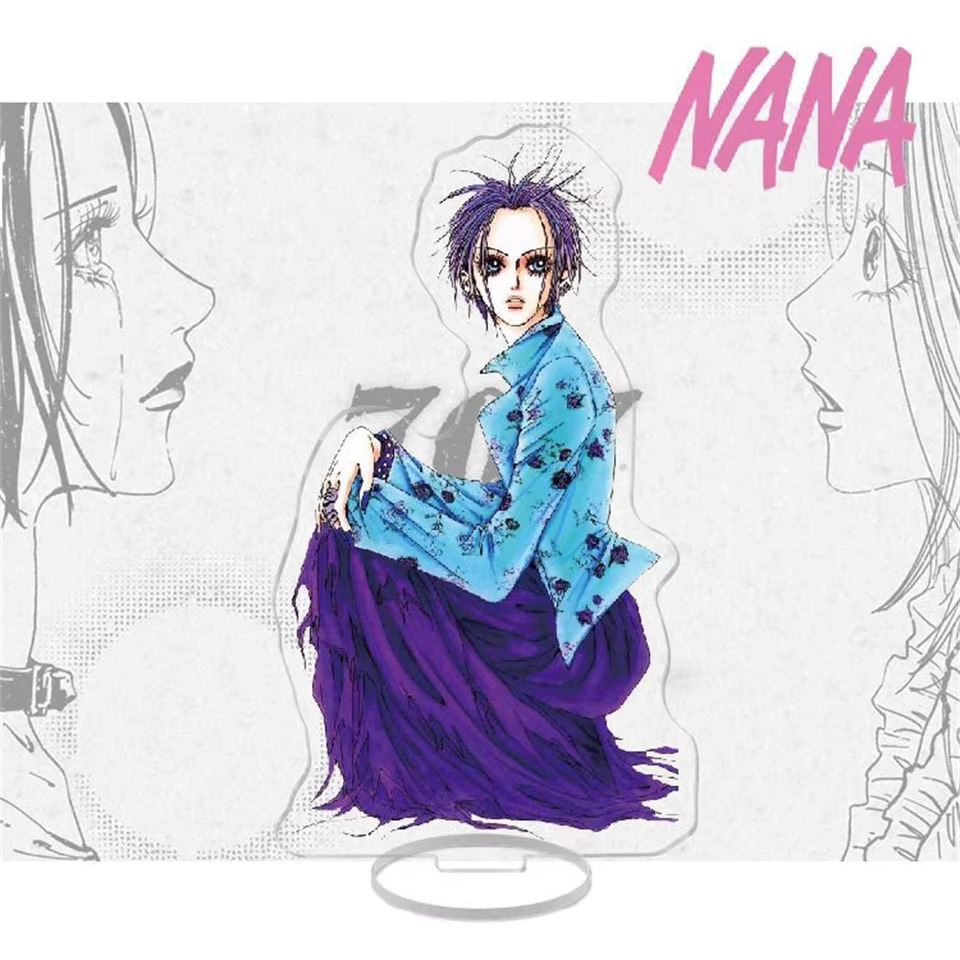 블루 록 요이치 메구루 이토시 아크릴 피규어 키링 열쇠고리 굿즈 NANA 블랙 화이트 만화 스탠드 오오사키 나나 코마츠 하치 오카자키 시니치... 