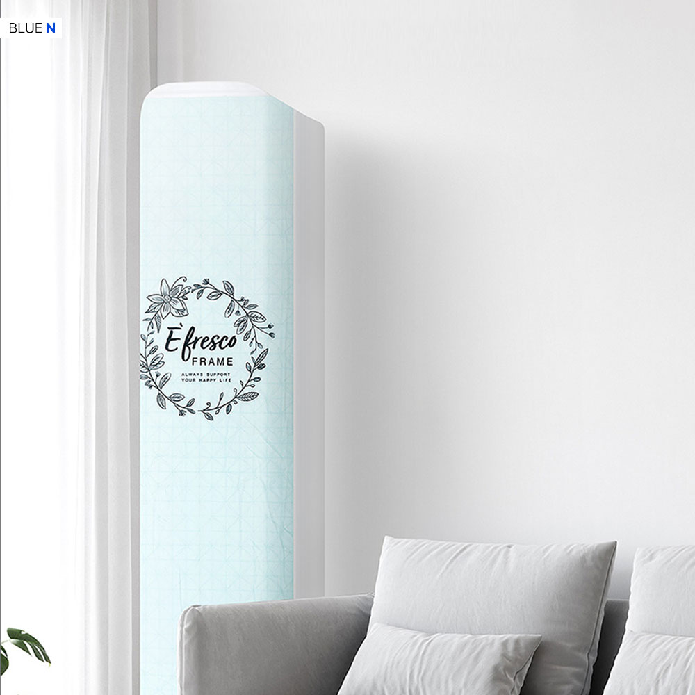 블루U 투인원 에어컨커버세트 벽걸이+스탠드형 먼지차단 삼성무풍 엘지휘센 옐로우베이지