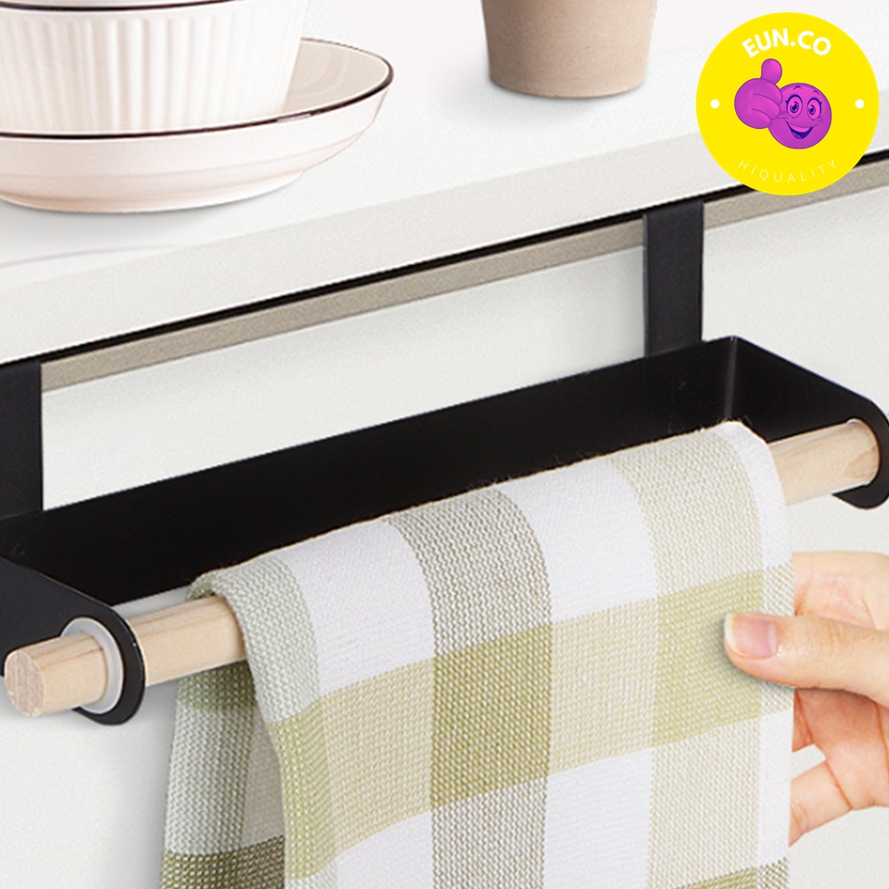 우드행주걸이 주방 싱크대 행주 키친타올 걸이 행거 거치대