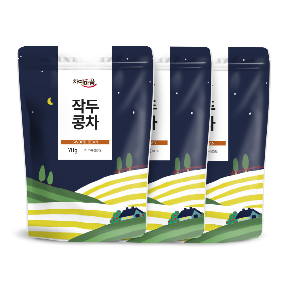 차예마을 국내산 작두콩차 70g, 3개 - 상품 이미지