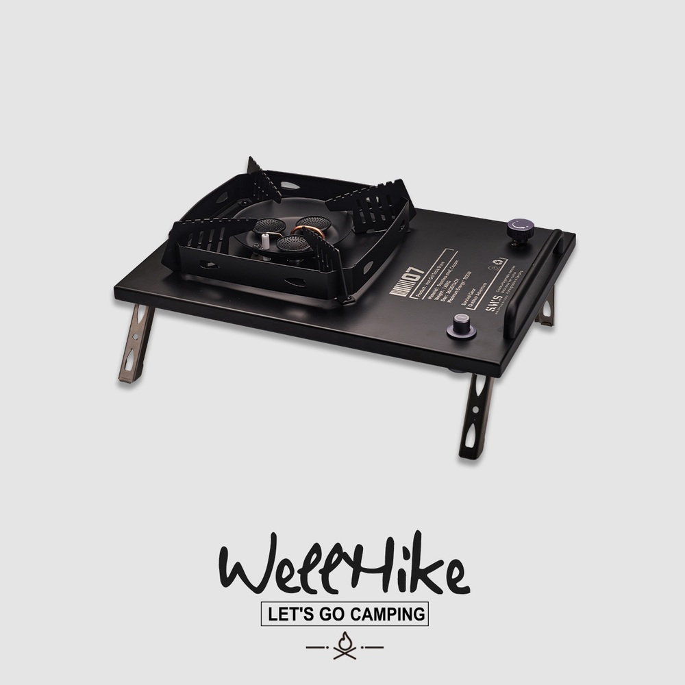 캠핑 IGT 가스버너 일체형 테이블 스테인리스 식탁