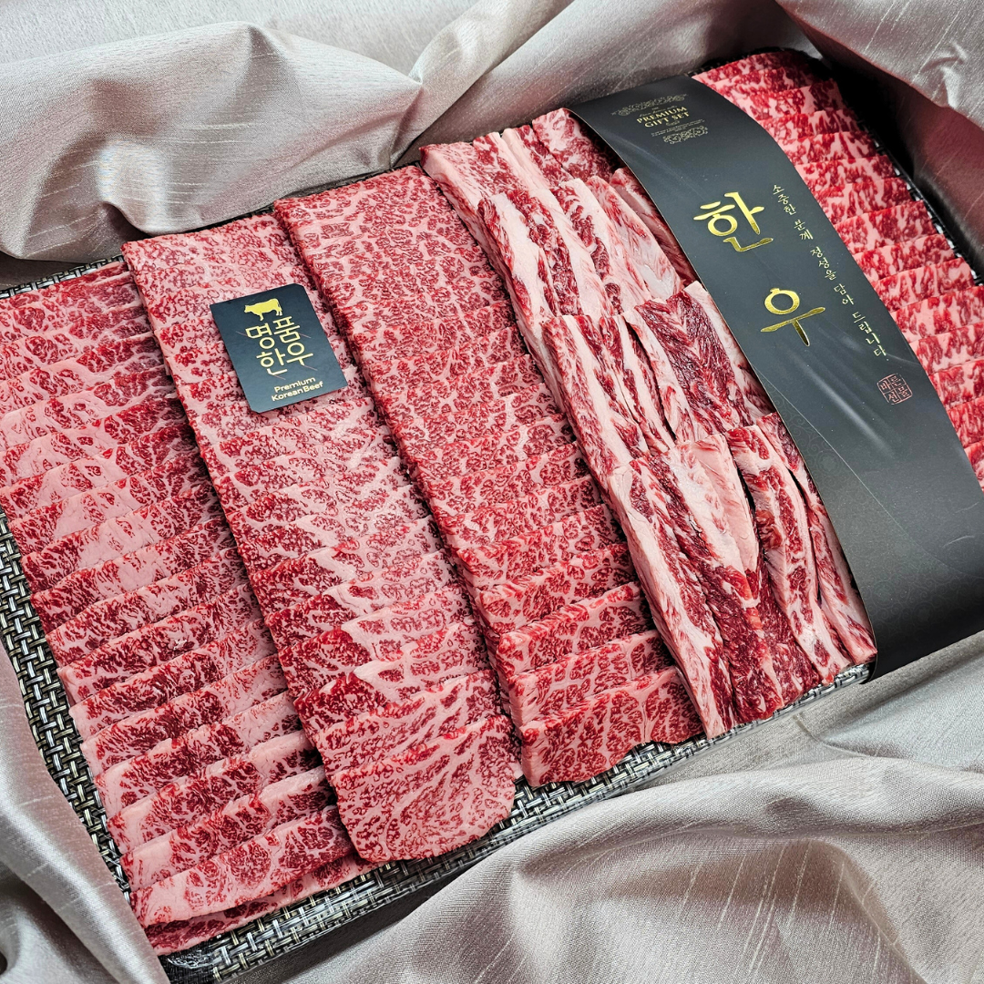 특상 노출형 투플러스등급 OMACASE 한우선물세트 6호 1520g 살치살 업진살 채끝 - 상품 이미지