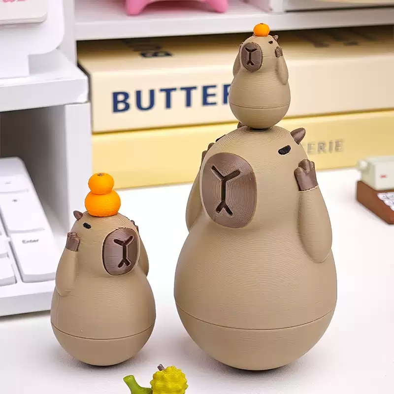카피바라 장난감 선물 장식품 귀여운 미니어처 마트료시카 피규어 장식 - 상세 이미지 2